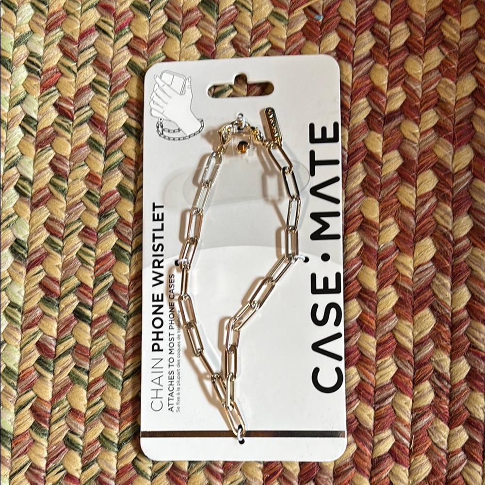 Case-Mate Gold Chain Phone Wristlet